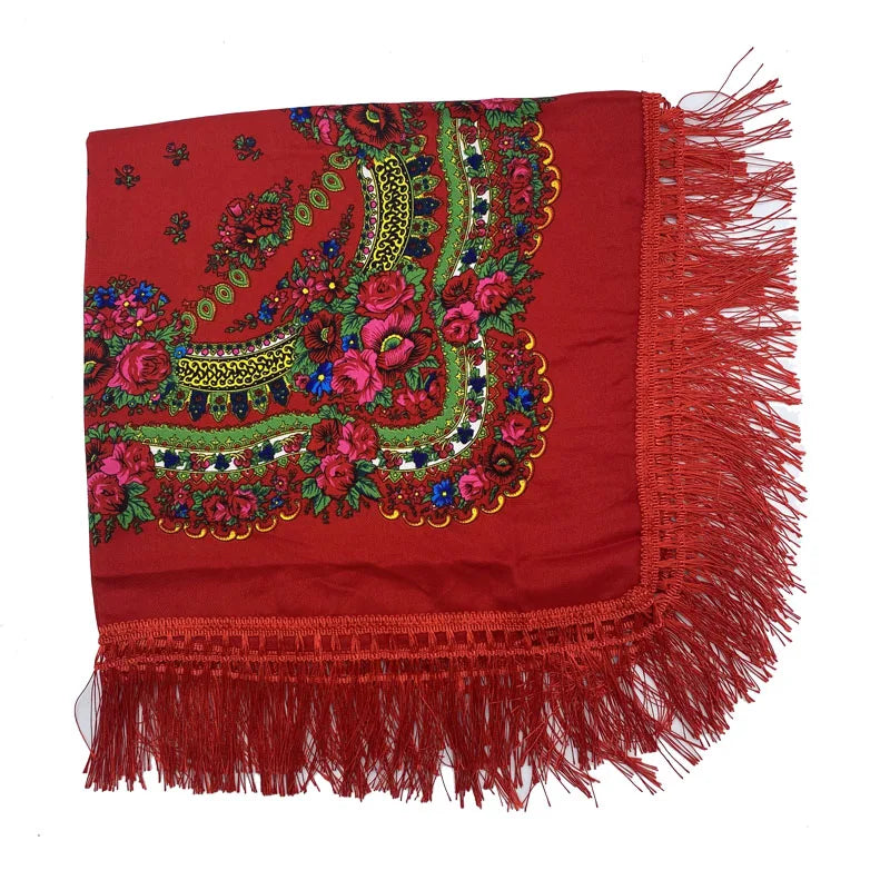 New Women Russian Style Square Scarf