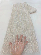 High Quality Sequined Tulle Fabric