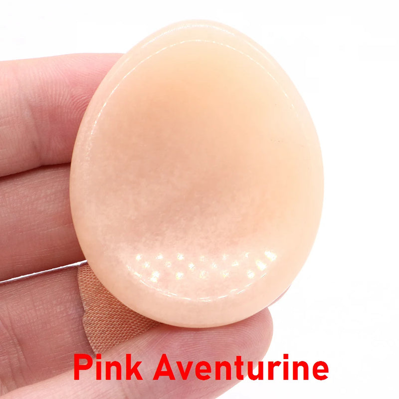 Natural Palm Gemstone Worry Thumb Stone