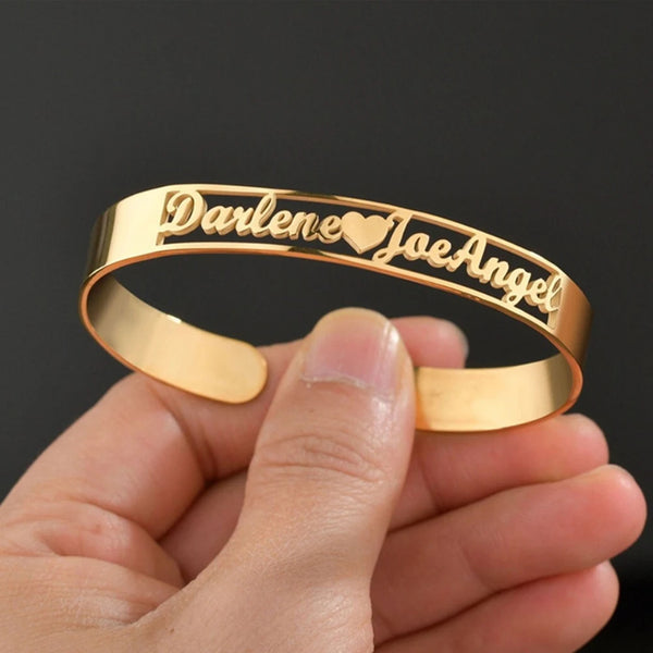 New Customized Couple Name Bracelet