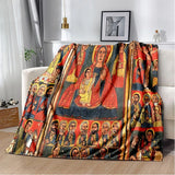 New Ethiopian Painting Art Africa Blanket