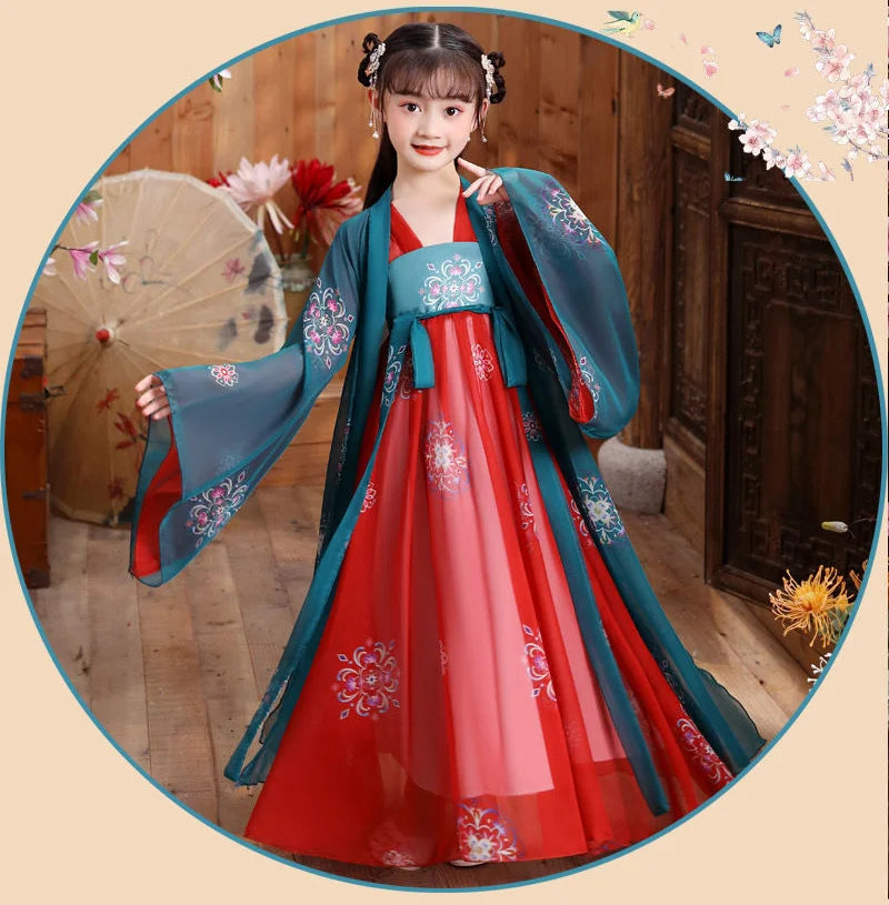 New Retro Chinese Hanfu Dress