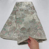 New Latest African Brocade Jacquard Fabric