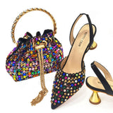 Nigeria Popular Design Ladies Shoes And Bag Set