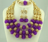 Amazing african beads jewelry set