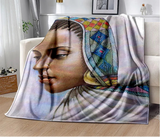 Africa Ethiopian Painting Art Cartoon Blanket