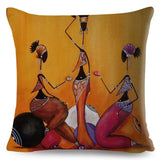 African Woman Home Decor Pillow Case