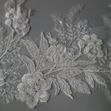 New luxury beaded embroidery lace