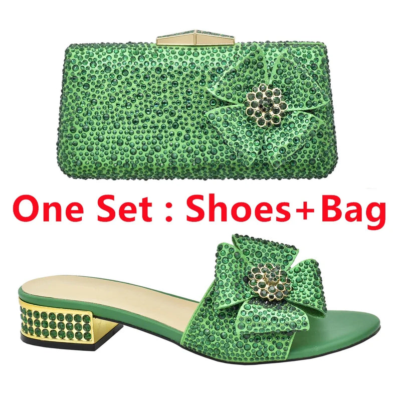 New Italian Shoes and Bags Matching Set