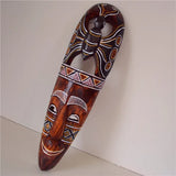 Thai solid wood carving African mask decoration