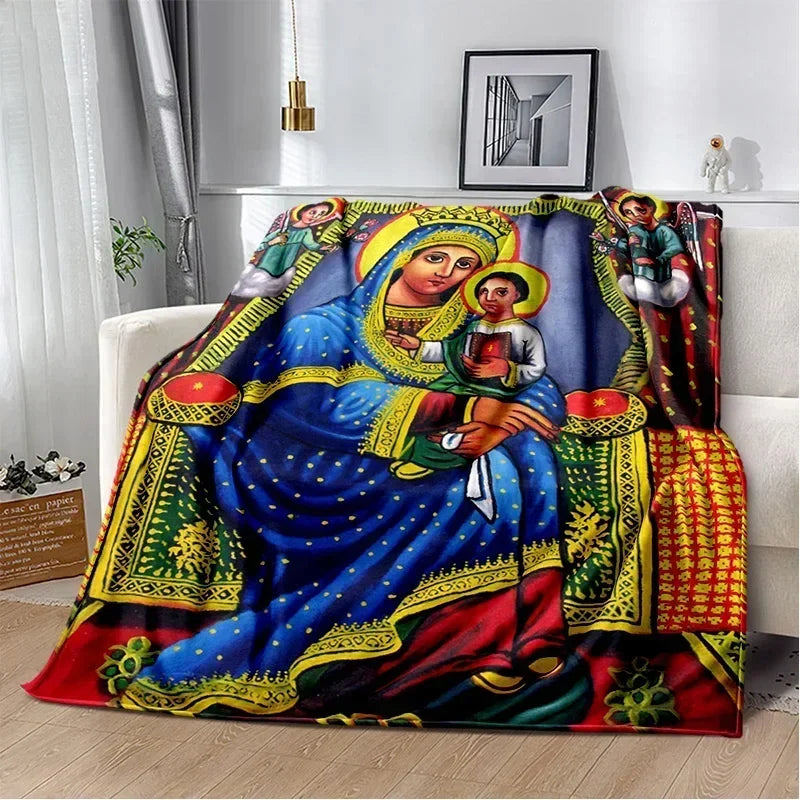 New Ethiopian Painting Art Africa Blanket