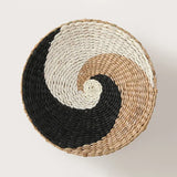 New Boho Straw Woven Wall Basket Plate Hanging Decor