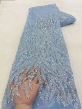 New Madison-Sequined Lace Fabric for Wedding Dress