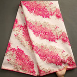 New Latest French Luxury Jacquard Lace Fabric