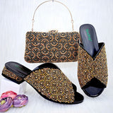 Africa Popular High Heel Shoe Bag Set