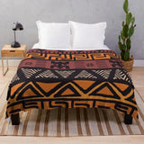 African tribal print Throw Blanket