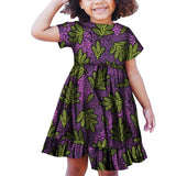 Summer Children Short Sleeves Dresses