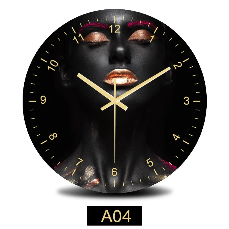 Figure Fashion Silent Quartz Clock