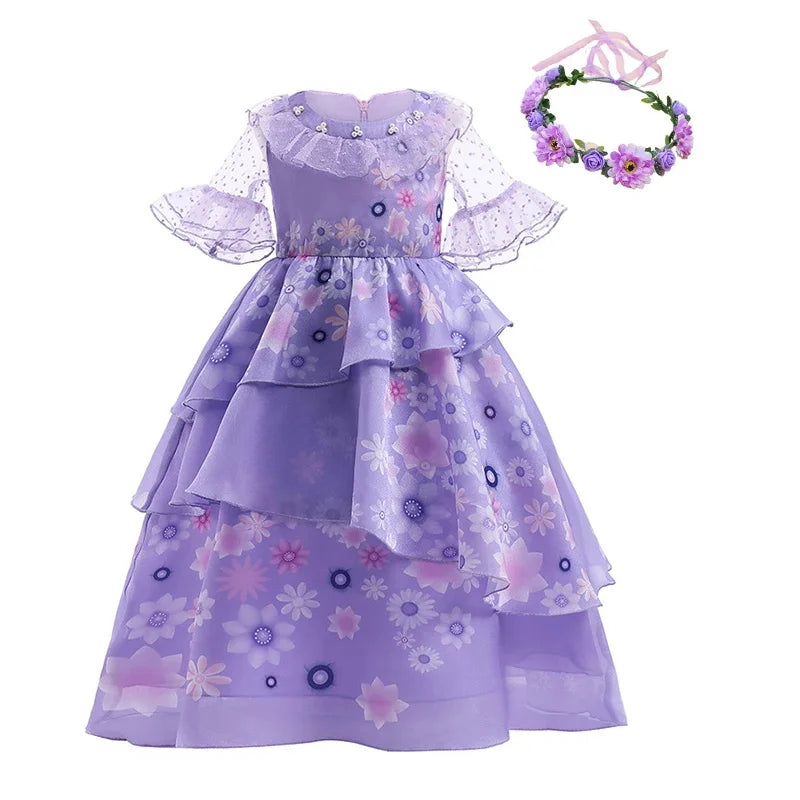 Girls Birthday Princess Party Dress