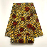 100%Cotton Tissu Ghana Pagne Wax Ankara Fabric