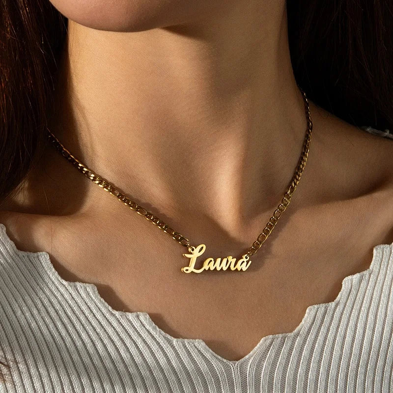 365 Customized Name Necklaces Bracelets Set