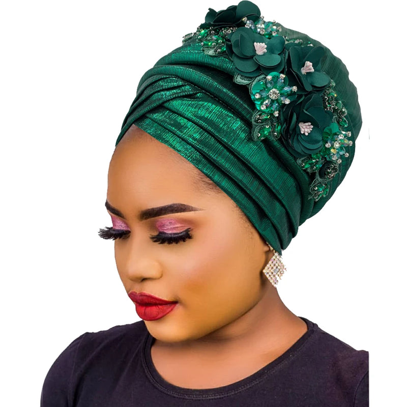 New African Women's Turban Cap