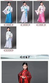 Children Girls Lion Dance China Clothing