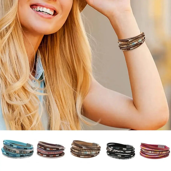 Women Boho Style Multi-layer Bracelet