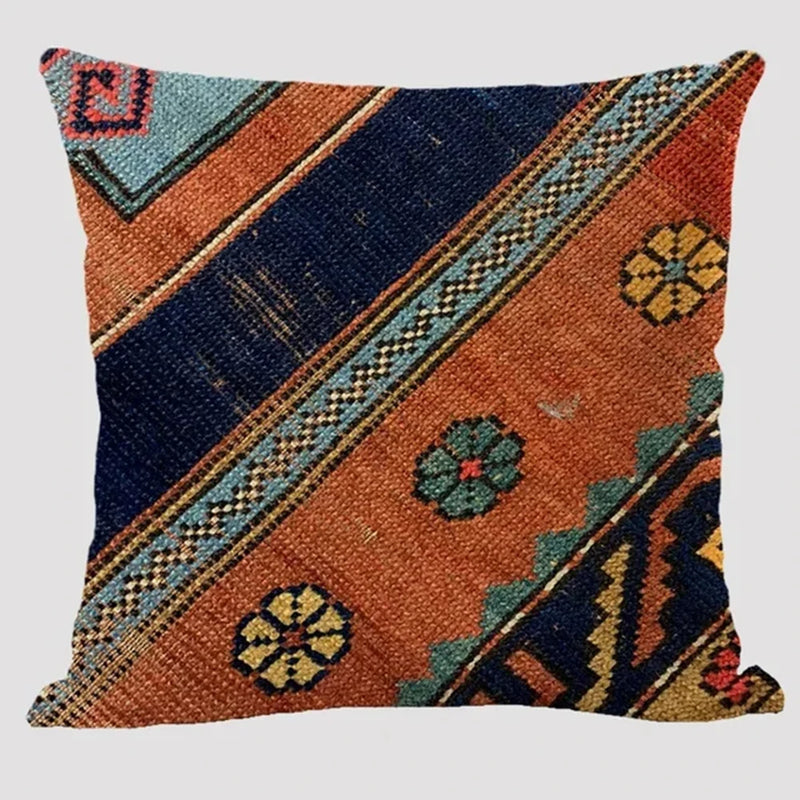 New Multicolors Abstract Ethnic Geometry Print Decorative Pillows