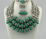 Amazing african beads jewelry set