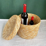 New LuanQI-Handmade Straw Woven Basket