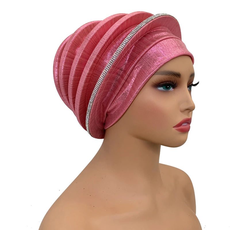 New Elegant Diamonds Spiral Beret