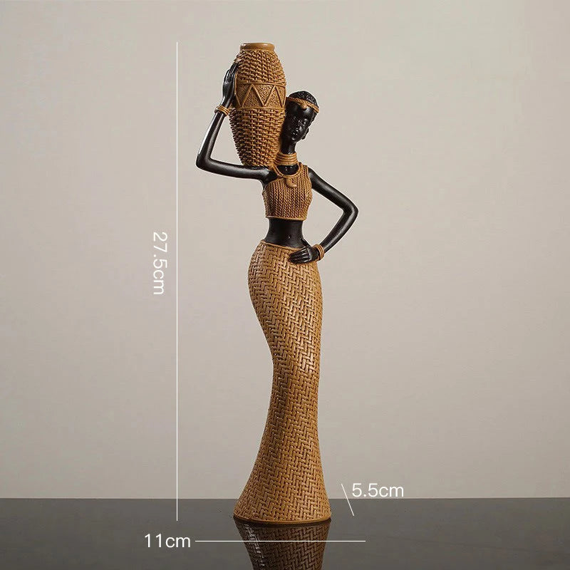 Woman Figurines Sculpture Home Decoration Accessories