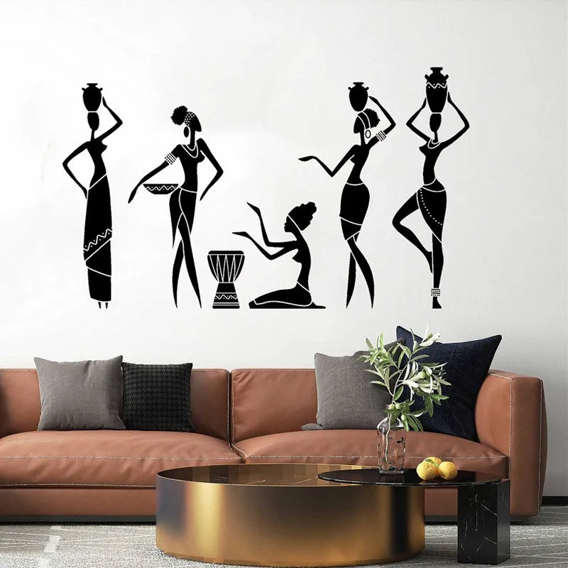 Woman Africa Decals Wall Art