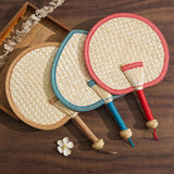 Summer Natural Environmentally Friendly Hand-Woven Fan