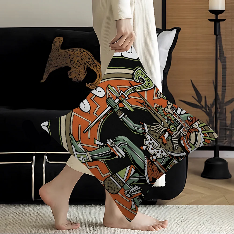 Abstract Ancient Egypt Snake Leopard Stitch Lucky Dragon Pillow Cover Sofa Cushion Cover Home Room Decoration Children Gift