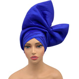 African Auto Gele Headtie Nigeria Party Headwear Hat