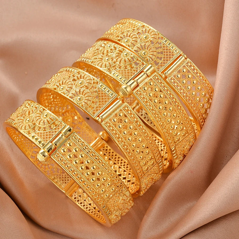 New Ethiopian Gold Color Bangles