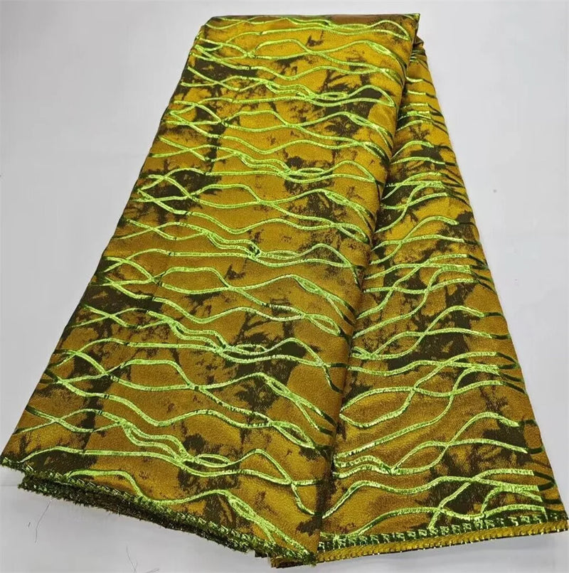 New African Jacquard Brocade Luxury Fabric