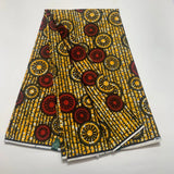 100% Cotton African Wax Print Fabric