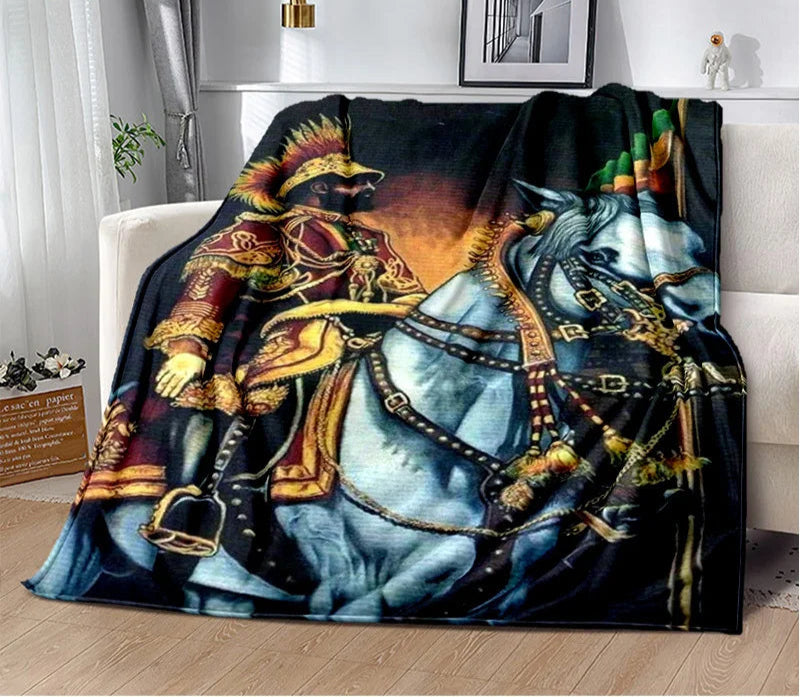 New Cartoon Africa Ethiopian Painting Art Blanket