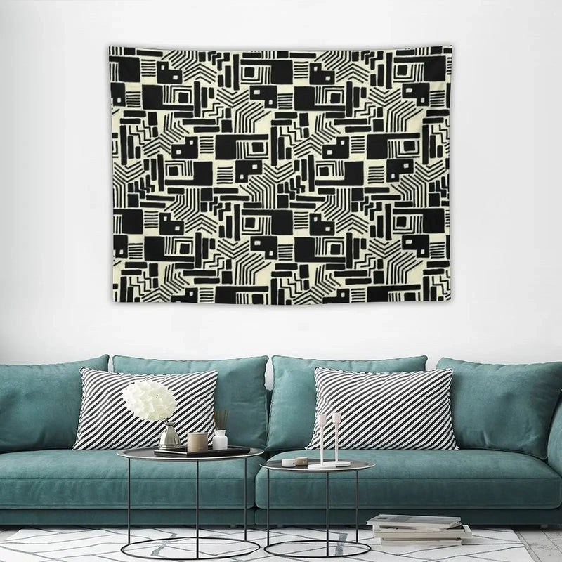 New Tribal Circuit Board Tapestry Wall Decor