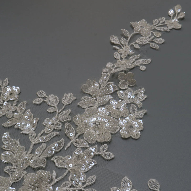 New luxury beaded embroidery lace