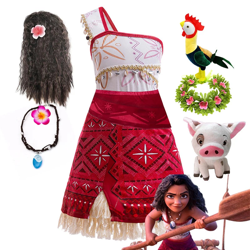 Girls New Movie Moana 2 Dress