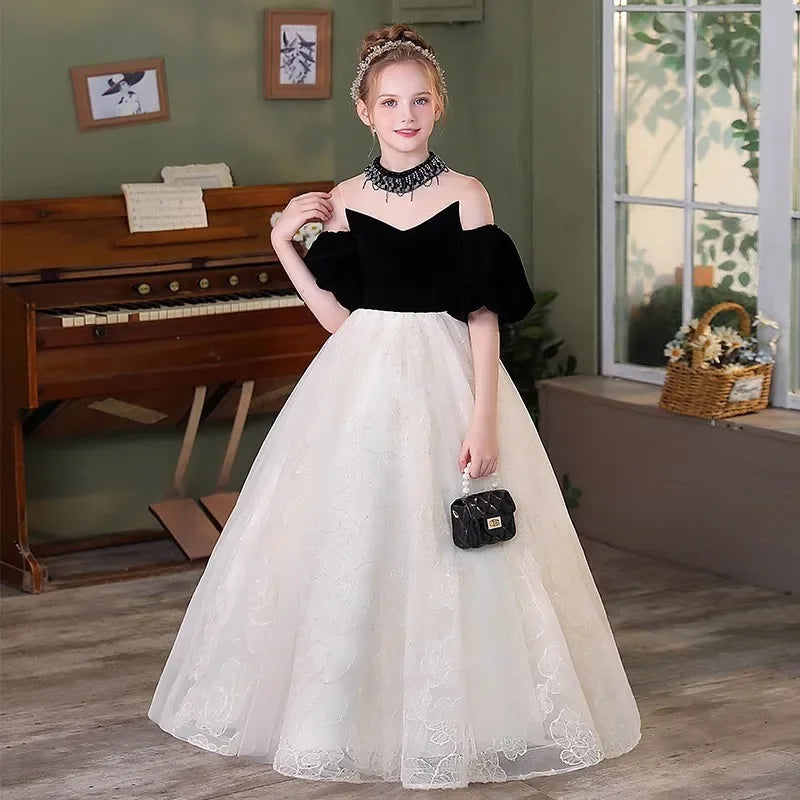 Hepburn Style Children's Princess Party Dress