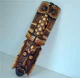 Thai solid wood carving African mask decoration