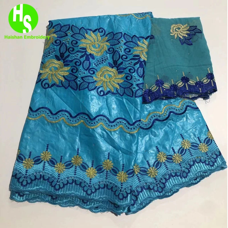 African Women High Quality Bazin Riche Brode Fabric