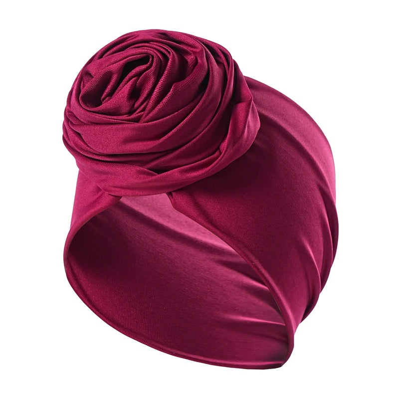 New Flower Bandana Turban Wrap Women Hair Accessories