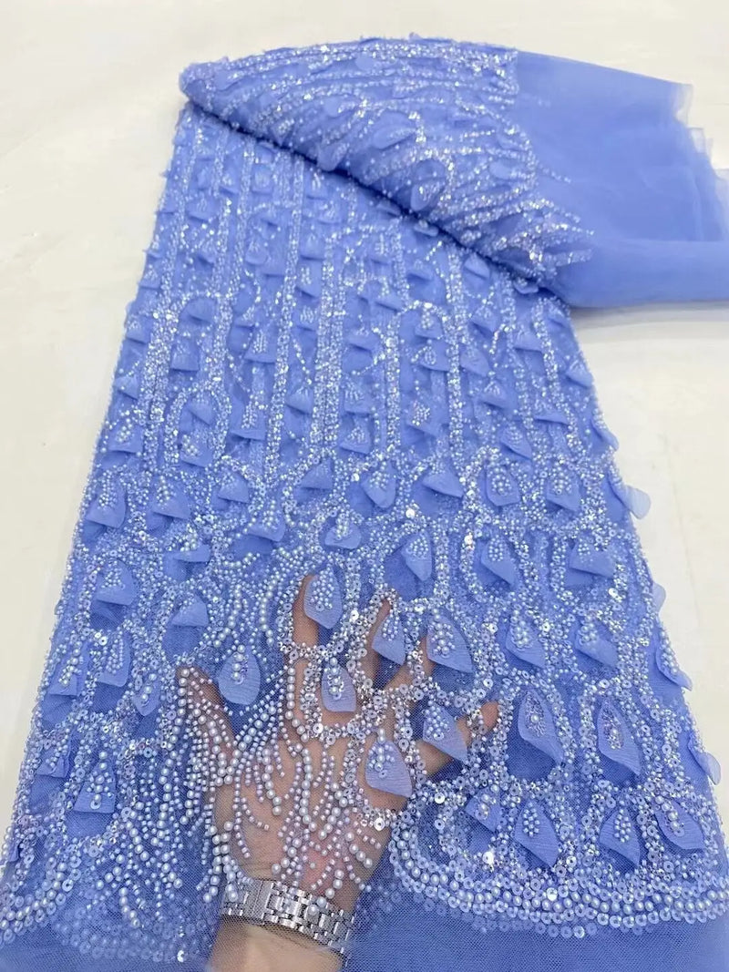 Nigerian Tulle Lace Fabrics