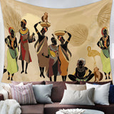 Ethnic Style African Women Black Women Tapestry Wall Hanging Boho